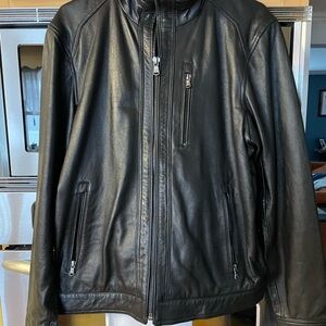 Michael Kors Black Leather Jacket